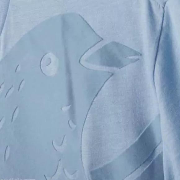 ADIDAS OG Rita Ora Boyfriend BLUE Tee Shirt Sz S - Picture 3 of 4